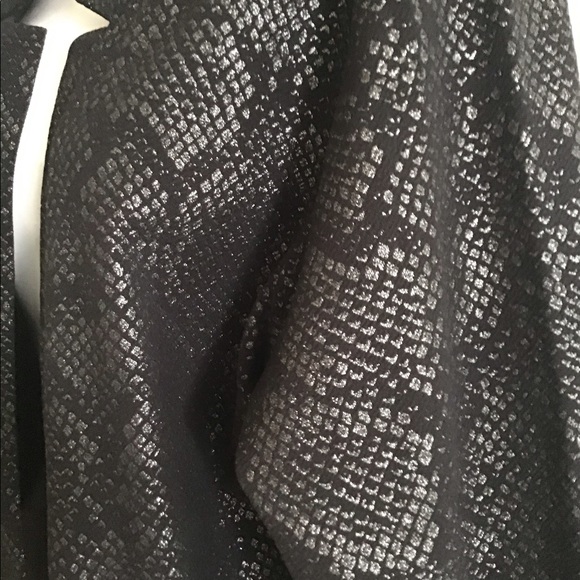 Bon worth Jacket snake pattern black silver size Small/P great for Holid… - Picture 7 of 8